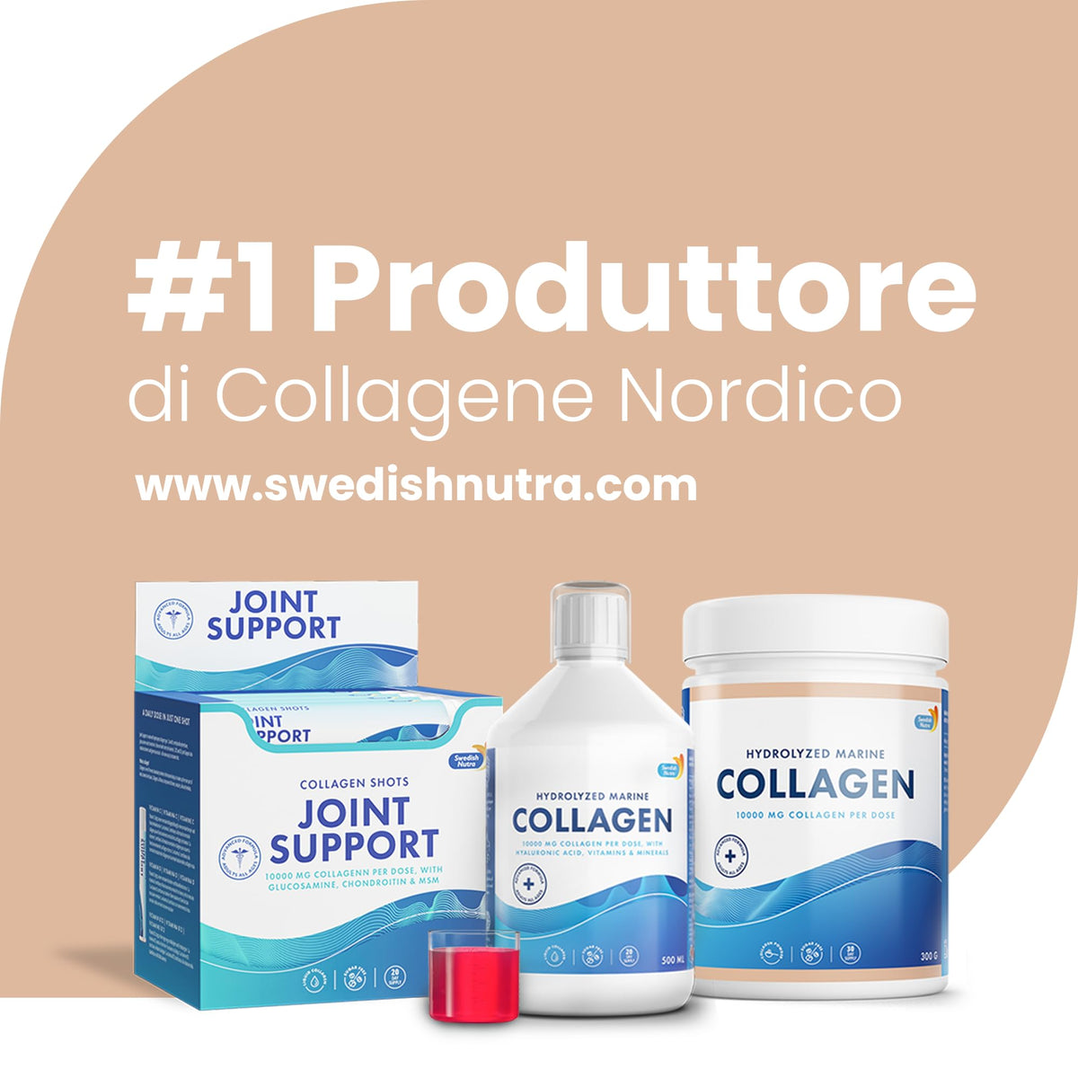 100% Marine Collagen Powder 300g I Pure Hydrolyzed Collagen Powder (Type I & III) Swedish NutraBuy Supplements Australia