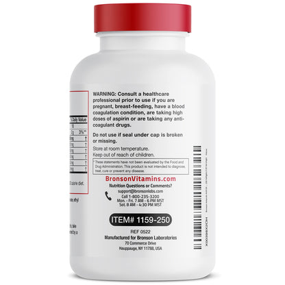 Bronson Antarctic Krill Oil 2000 mg with Omega-3s EPA, DHA, Astaxanthin and Phospholipi BronsonBuy Supplements Australia