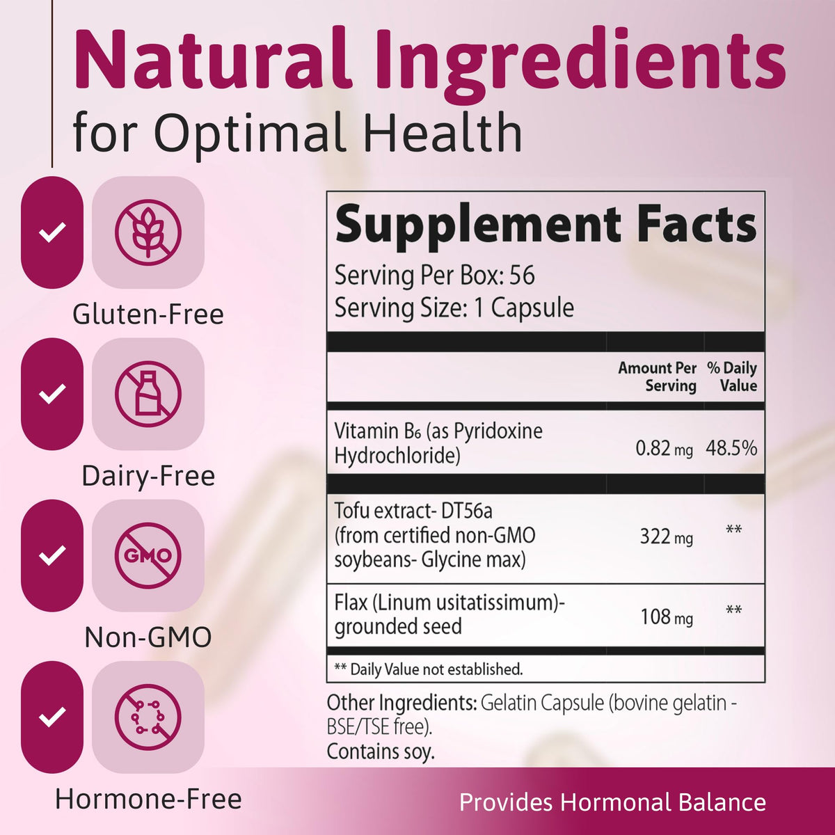 Femarelle® Recharge – Menopause Supplement for Women - Clinically Proven Menopause Relief - Hot Flashes, Night Sweats, Sleep & Libido Support Within 1st Month, Gluten-Free, GMO-Free & Hormone Free FemarelleBuy Supplements Australia