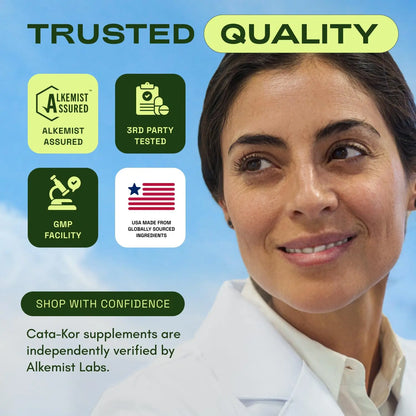 Cata-Kor NMN Supplement Alternative – Liposomal NAD+ Supplement – Third-Party Tested – NAD CORE – 90-Day Supply – 180 Capsules Cata-KorBuy Supplements Australia