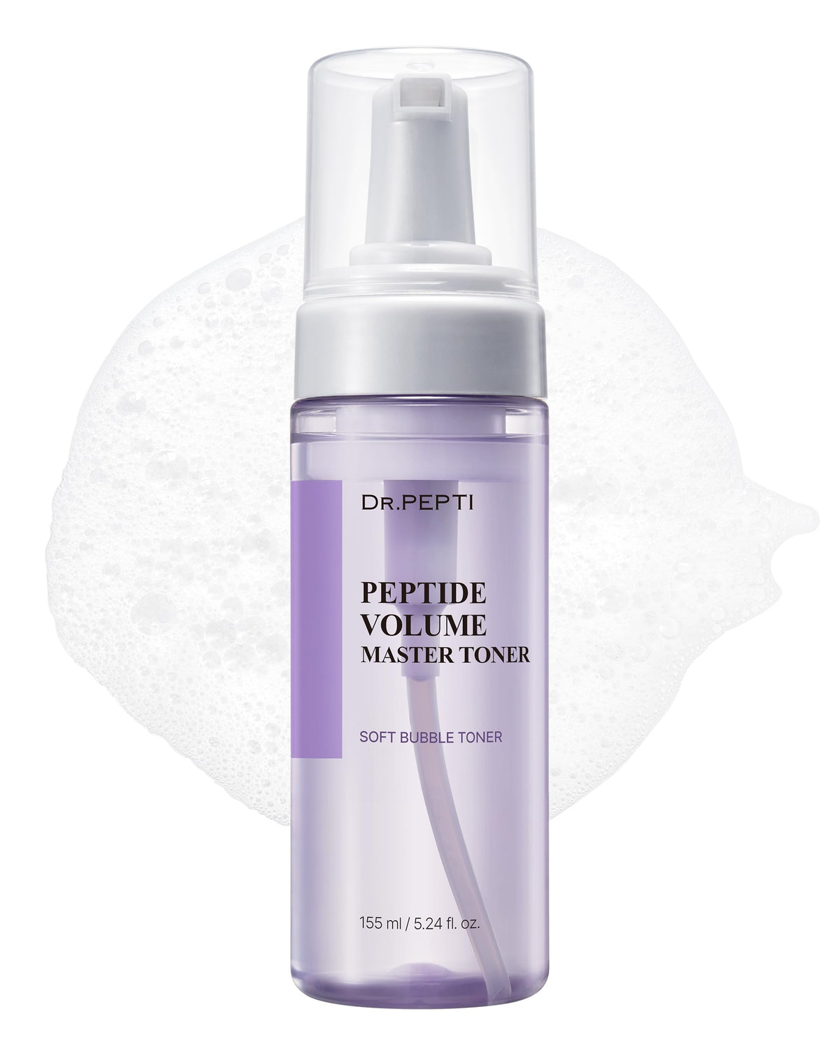 DR.PEPTI Peptide Volume Toner – 12 Peptides, Volufiline™ & 54% Centella Base – No-Drip Bubble Treatment Toner, Firming & Plumping with 8-Type Hyaluronic Acid & Collagen, 5.24 fl oz dr.pepti buy supplements Au