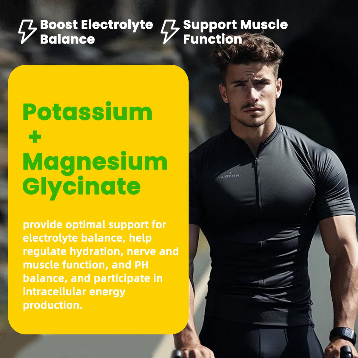 Potassium Magnesium Gummies,High Absorption Magnesium Glycinate,B6,D3,Potassium Citrate for Leg Cramps,Muscle,Electroyte for Adults Kids,Sugar-Free, 60 Gummies (Pineapple) WekannufodBuy Supplements Australia