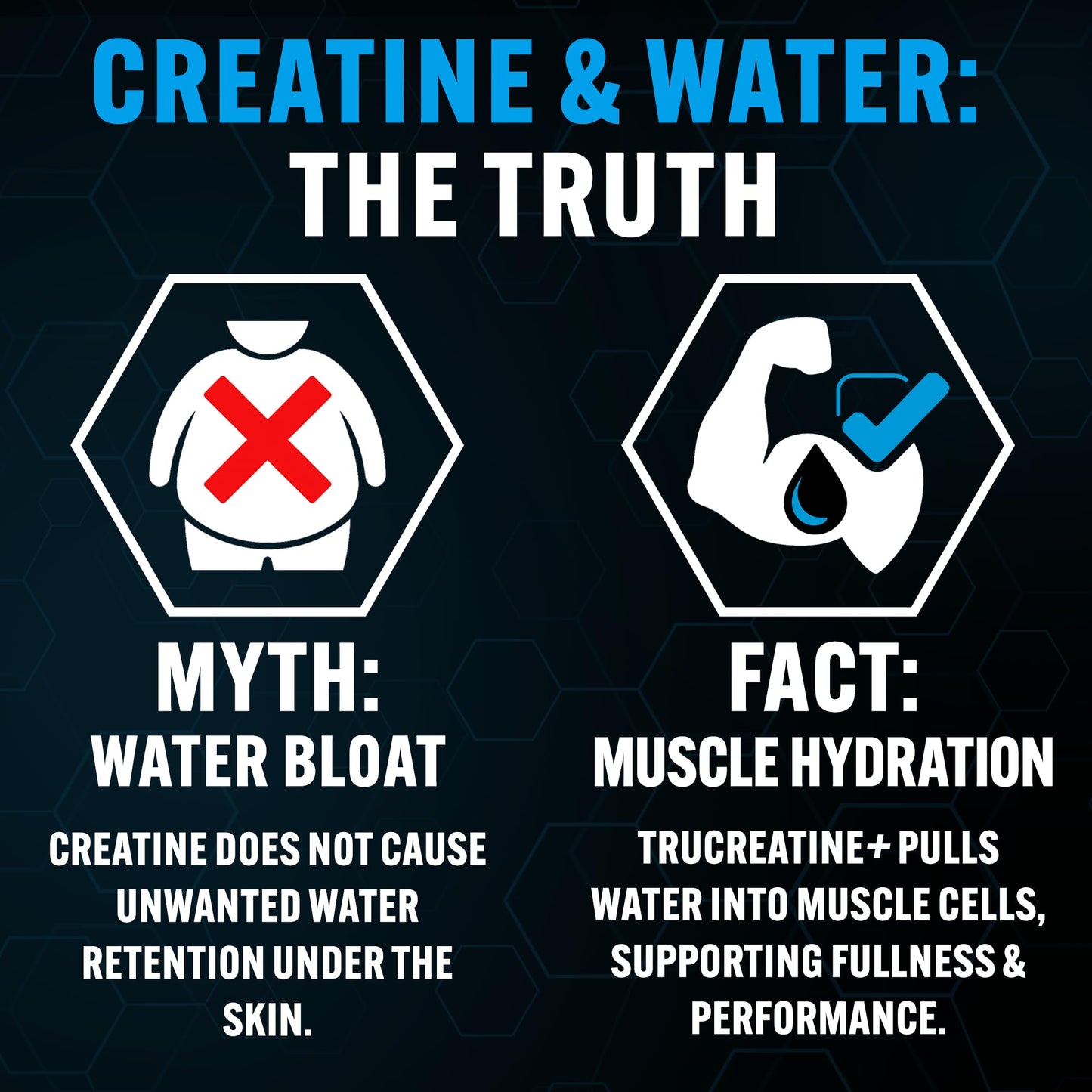 PEScience TruCreatine Creatine Pills, Easy-to-Take Creapure Creatine Capsules, Monohydrate, for Men & Women, Supports Muscle Growth, Strength & Recovery, Cognition, 3g Per Serving, 120 Capsules PEScienceBuy Supplements Australia