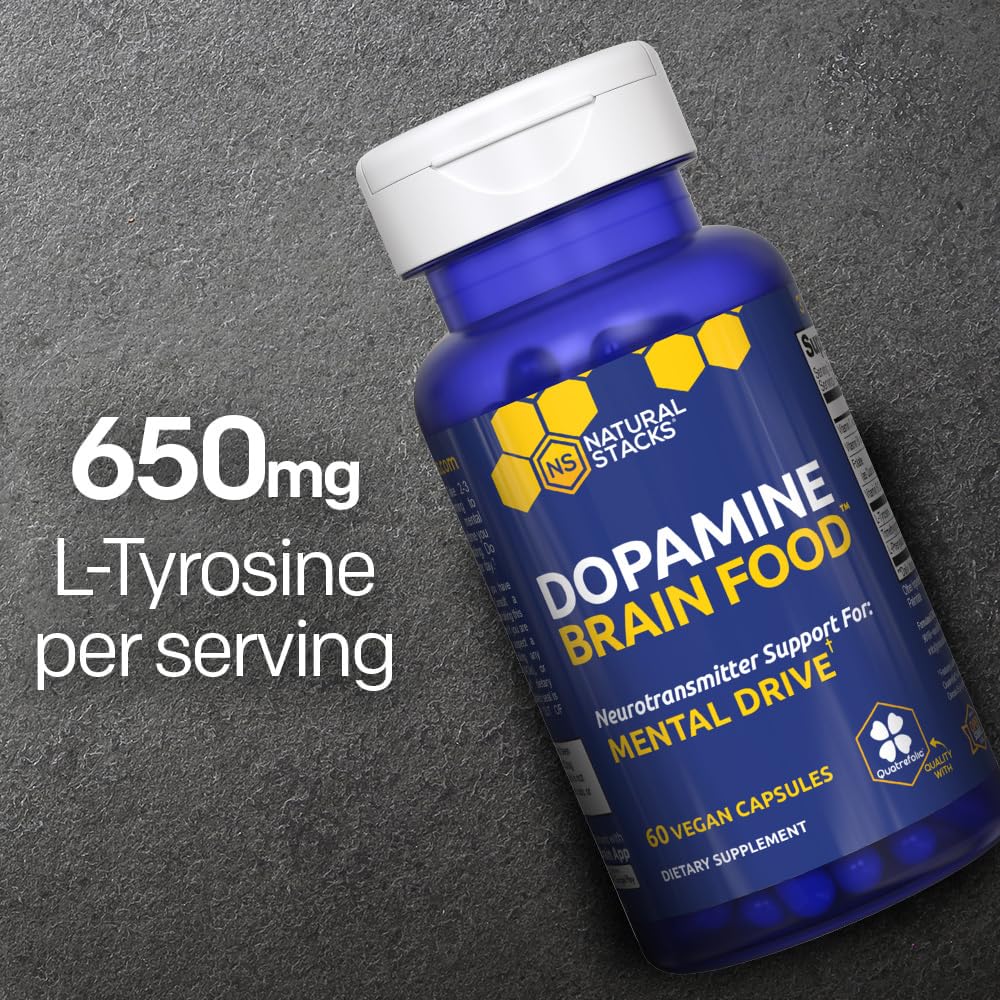NATURAL STACKS Dopamine Brain Food + Magtech Magnesium Bundle - Chelated Magnesium Complex - Supports Brain Health & Mental Drive* - 150 Total Capsules NATURAL STACKSBuy Supplements Australia