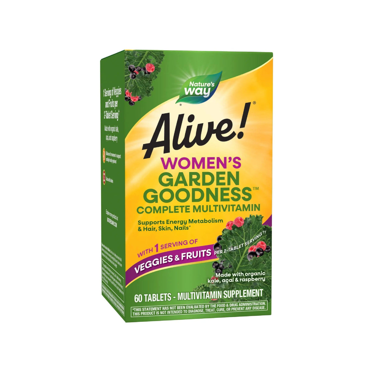 Nature's Way Alive! Garden Goodness Multivitamin for Women, High Potency B-Vitamins to Support Cellular Energy Nature's WayBuy Supplements Australia