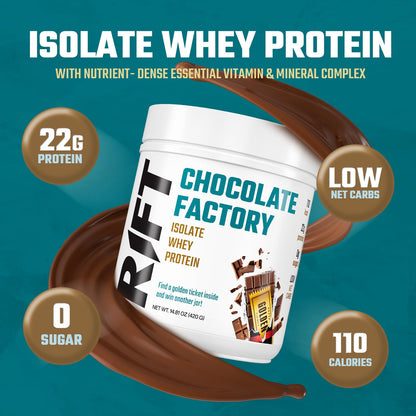 RIFT Chocolate Whey Protein Powder for Adult - Protein Isolate Powder Chocolate RIFTBuy Supplements Australia