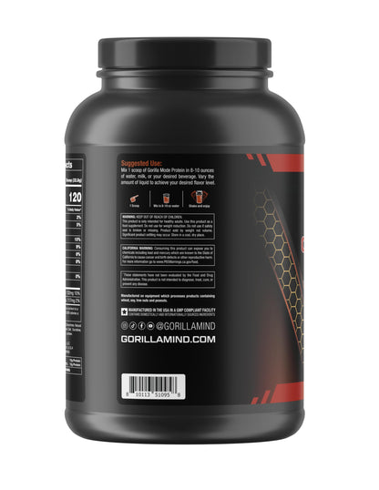 Gorilla Mode Premium Whey Protein - Cinnamon Churro / 25 Grams of Whey Protein Isolate Gorilla MindBuy Supplements Australia