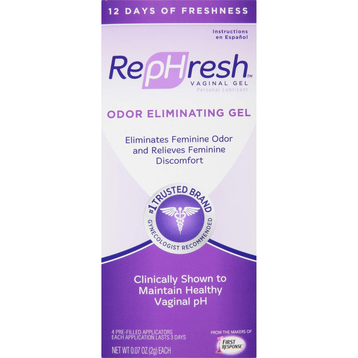 RepHresh Odor Eliminating Vaginal Gel, 4ct (0.07oz) RepHreshBuy Supplements Australia