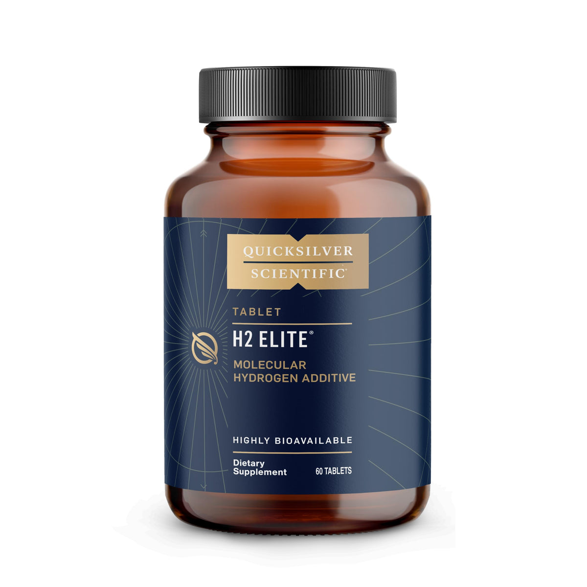 Quicksilver Scientific H2 Elite - Molecular Hydrogen for Energy + Metabolism Support, Water Tablets Perfect for Open Containers - Magnesium Malate Drink Additive (60 Molecular Hydrogen Tablets) Quicksilver ScientificBuy Supplements Australia
