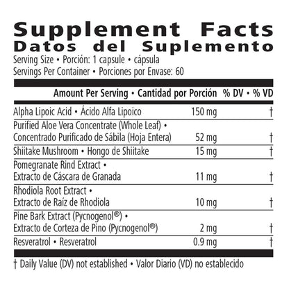Nutrient Support Formula Cell Activator 60 Capsules W/Aloe Vera & Antioxidant Activity My StoreBuy Supplements Australia