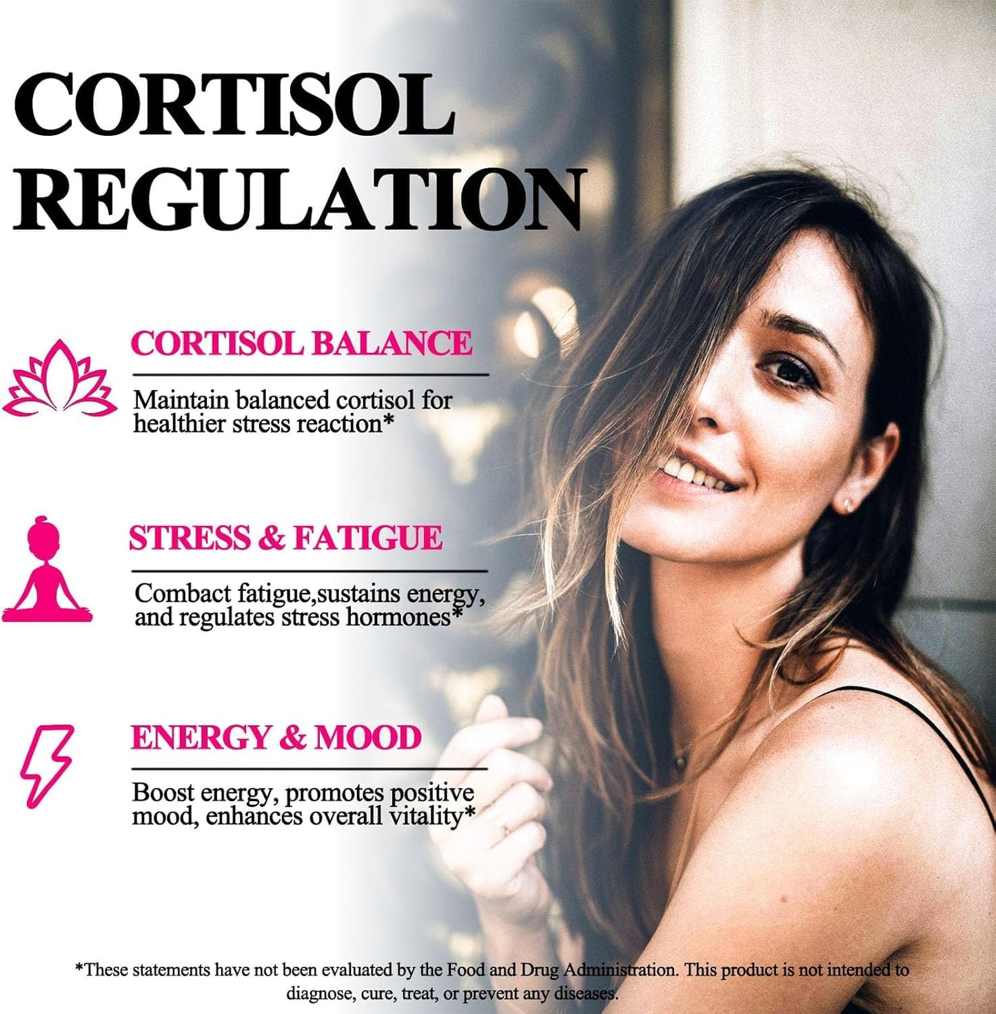 Cortisol Supplement Liquid Drops, 17-in-1 Cortisol Reducer w. Ksm-66 Ashwagandha Theanine Rhodiola Rosea Magnesium Phosphatidylserine, Hormone Balanced & Lower Cortisol for Women Calm* Relaxation AMENQ hHEALTHBuy Supplements Australia