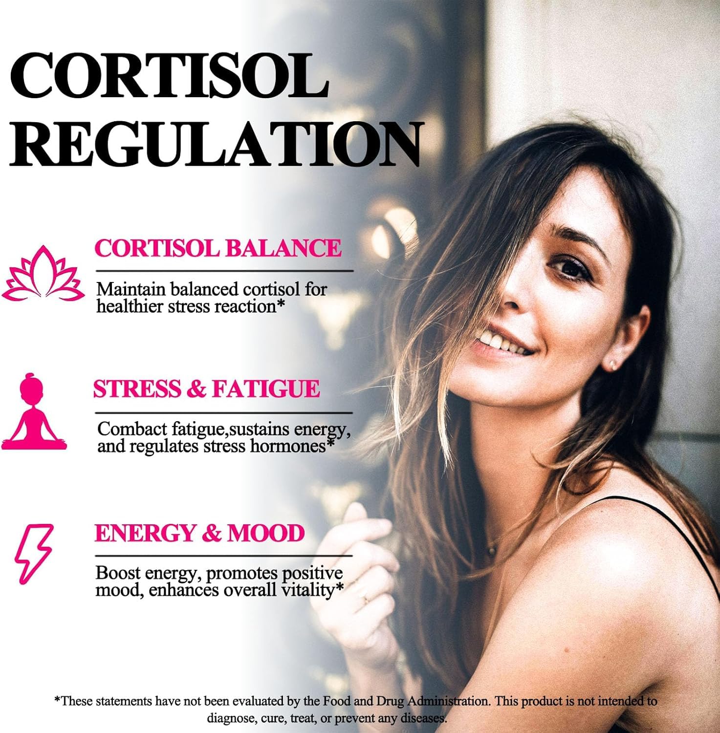 Cortisol Supplement Liquid Drops, 17-in-1 Cortisol Reducer w. Ksm-66 Ashwagandha Theanine Rhodiola Rosea Magnesium Phosphatidylserine, Hormone Balanced & Lower Cortisol for Women Calm* Relaxation AMENQ hHEALTHBuy Supplements Australia