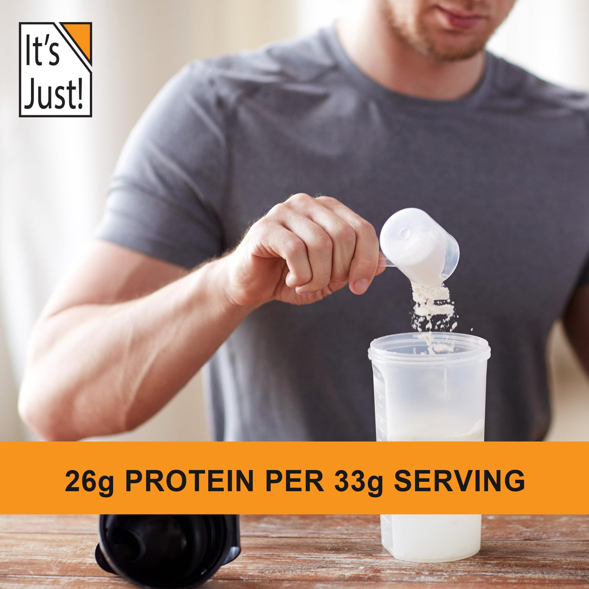 It's Just! - 100% Whey Protein Concentrate, Made in USA, Premium WPC-80, No Added It's Just!Buy Supplements Australia