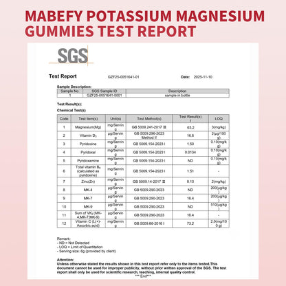 2 Pack Potassium Magnesium Gummies, Sugar Free Potassium Supplement Magnesium Glycinate 500mg, Ashwagandha, Vitamins D3, C, B6, Calcium & Zinc for Sleep, Leg Cramps & Muscle Relaxation-120 Count MABEFYBuy Supplements Australia