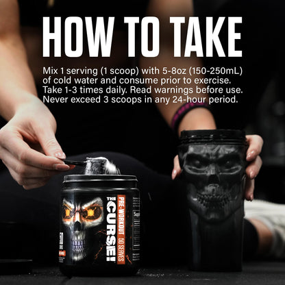 JNX SPORTS The Curse! Pre Workout Powder - Tropical Storm 50 Servings | Preworkout JNX SPORTSBuy Supplements Australia