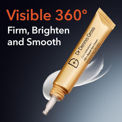 Dr Dennis Gross DermInfusions Fill + Repair Eye Cream: Hydrating & Brightening Treatment for Dark Circles, Fine Lines & Wrinkles, Firms & Smooths 360° Eye Area, 0.5 Oz Dr Dennis Gross buy supplements Au