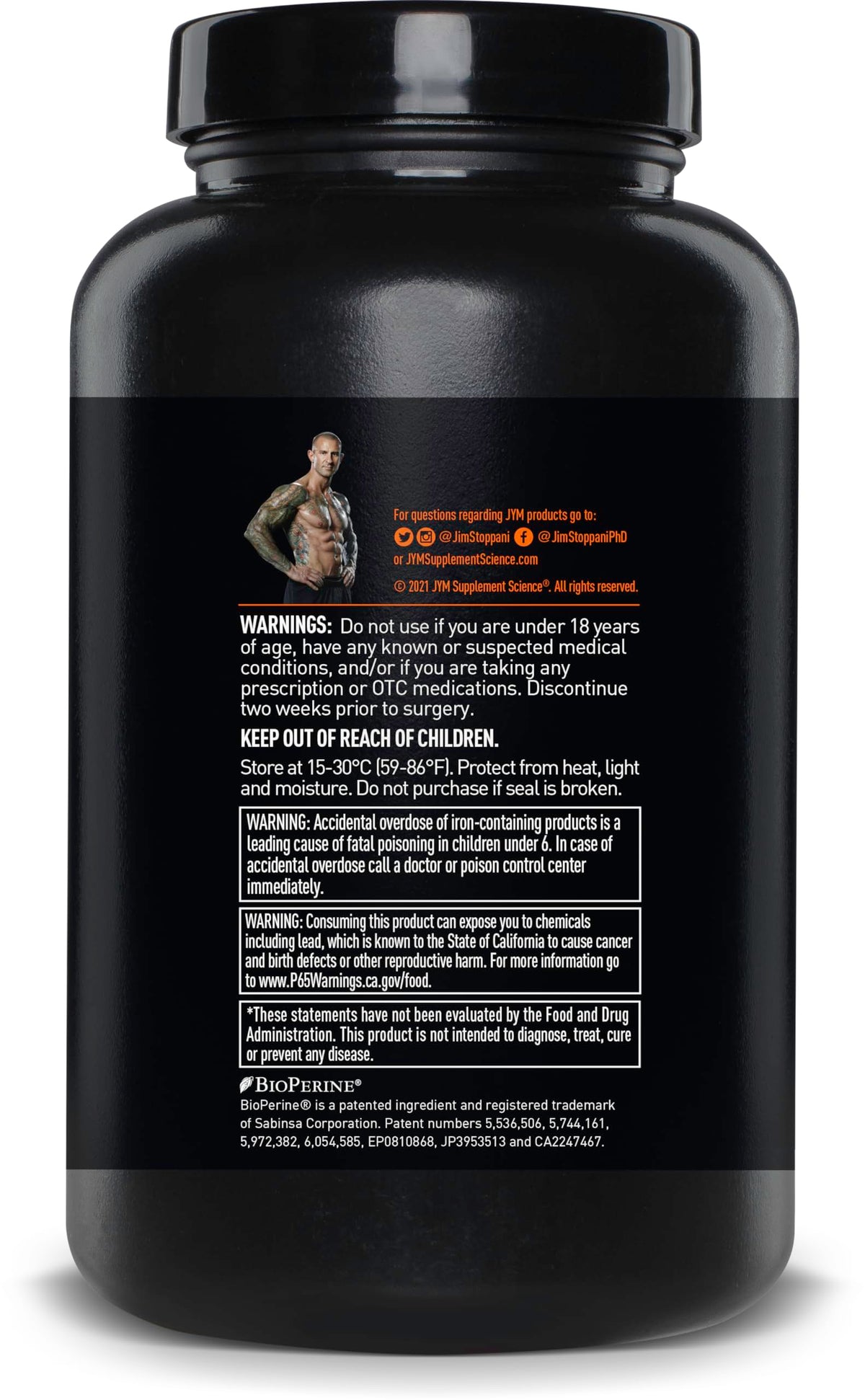 JYM Supplement Science Vita JYM Sports Multivitamin & Mineral Support, Vitamin A, C, B6, B12, E, K, Boron, Biotin, Potassium 60 Tablets