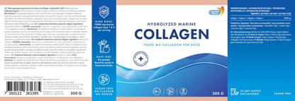 100% Marine Collagen Powder 300g I Pure Hydrolyzed Collagen Powder (Type I & III) Swedish NutraBuy Supplements Australia