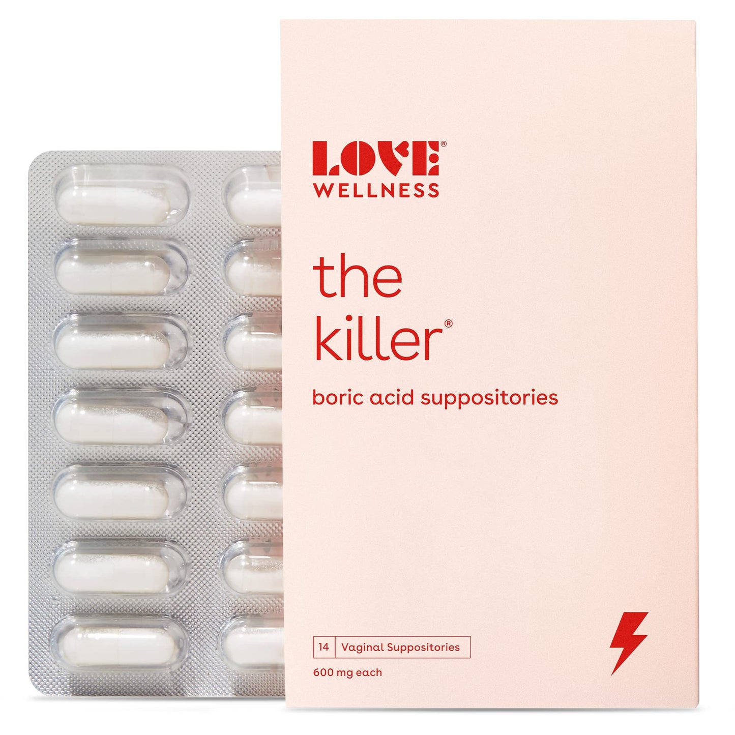 Love Wellness Boric Acid Suppositories for Women, The Killer | Vaginal Supp Love WellnessBuy Supplements Australia