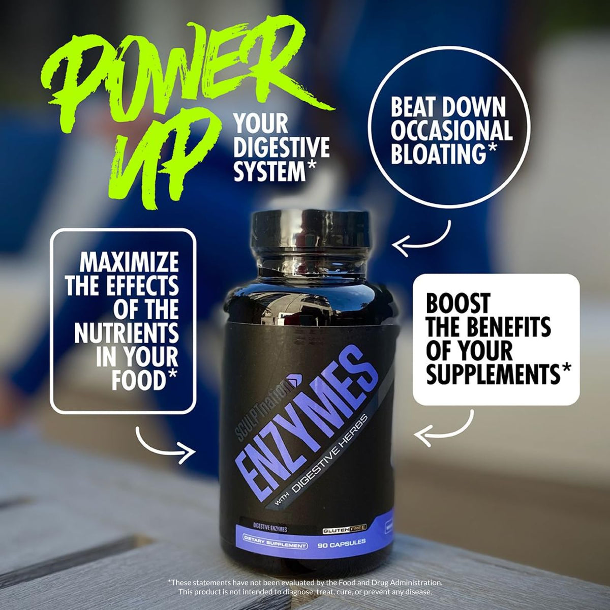 Sculpt Nation by V Shred Digestive Enzymes - Multi Enzyme for Digestion and Gut Health Sculpt NationBuy Supplements Australia