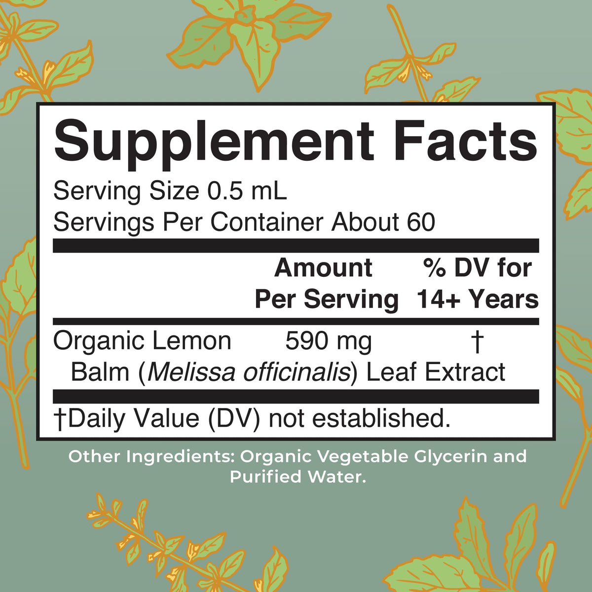 MaryRuth Organics Lemon Balm Leaf Liquid Extract | Mood Support | Relaxation | Calming | Nervine Herbal | Lemon Balm Tincture | USDA Organic | Vegan | Non-GMO | Gluten Free | 1 Fl Oz MARYRUTH'SBuy Supplements Australia