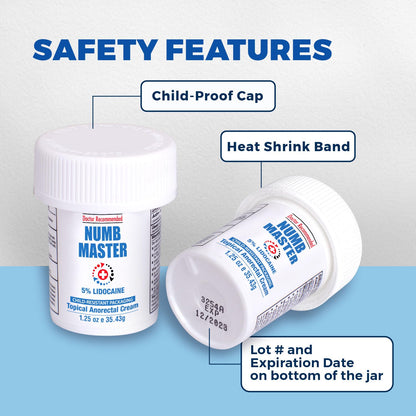 Clinical Resolution Numb Master 5% Lidocaine Numbing Cream for Pain Relief, Topical Anesthetic Burn Itch Cream Maximum Strength, Fast Acting Hemorrhoid Treatment with Vitamin E and Aloe, 1.25 Oz Clinical Resolution buy supplements Au