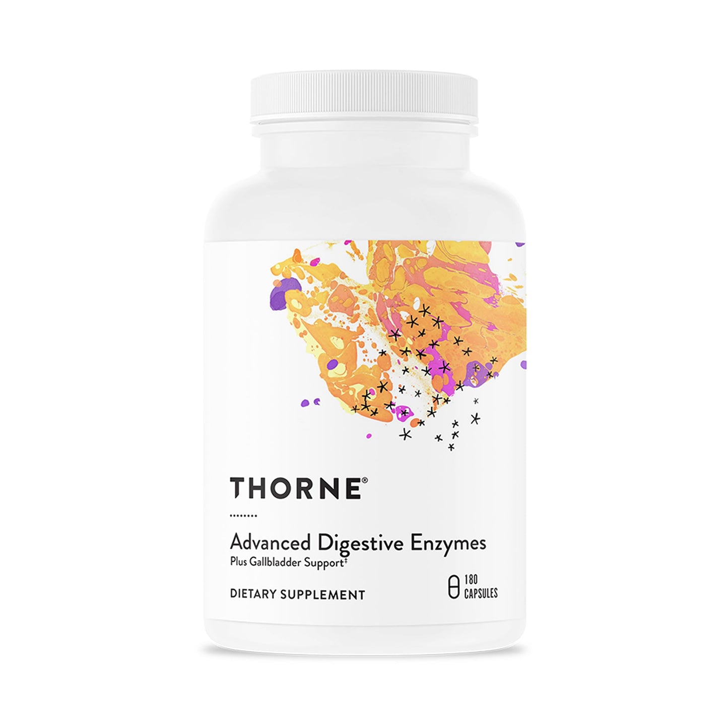 THORNE - Advanced Digestive Enzymes - Supplement with Pepsin, Ox Bile & Pancreatin for Indigestion & Constipation Relief - Minimizes Occasional Gas & Bloating* - Third-Party Certified - 180 Capsules THORNE buy supplements Au