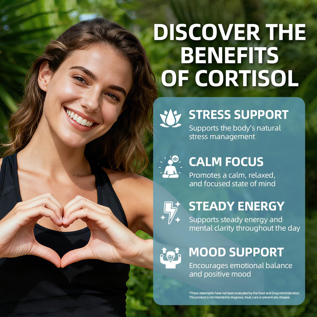 VitaHarbor Cortisol Supplement for Women and Men, 4-in-1 Cortisol Reducer with Magnesium Glycinate, Ashwagandha, Phosphatidylserine, L-Theanine, for Relaxation & Calm Support, 90 Veg Caps VitaHarborBuy Supplements Australia