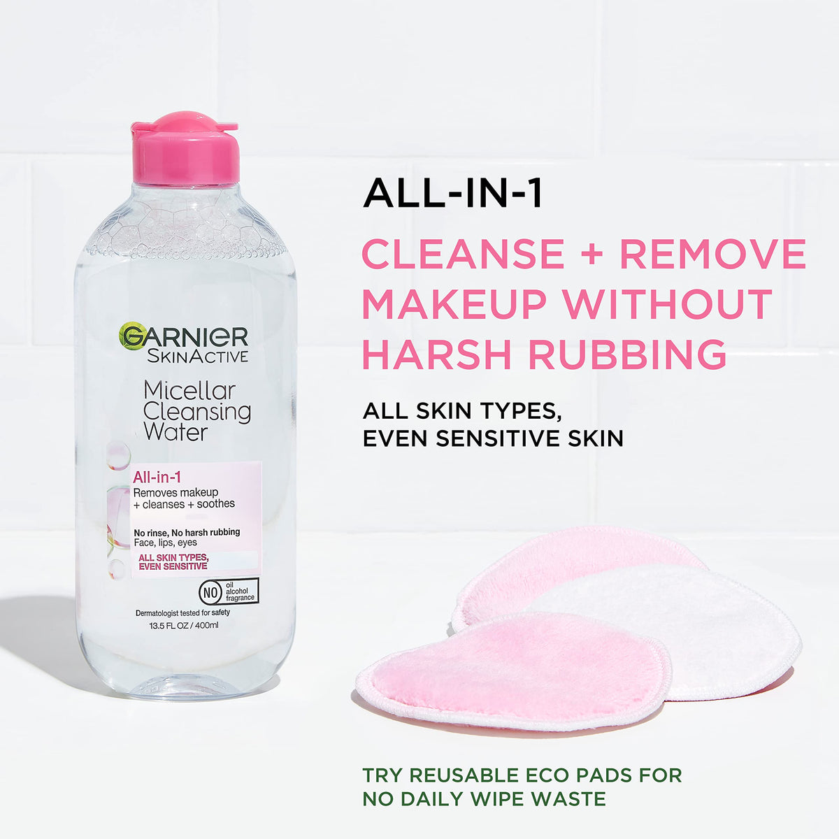 Garnier SkinActive Micellar Cleansing Water, For All Skin Types, 3.4 fl; oz., 3 Count GarnierBuy Supplements Australia