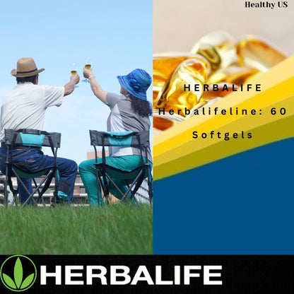 Herbalife Herbalifeline: 60 Softgels with Vitamin E, Marine Lipid Complex, Omega-3 Fatty HerbalifeBuy Supplements Australia