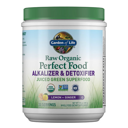 Garden of Life Raw Organic Perfect Food Alkalizer & Detoxifier Juiced Greens Superfood Garden of LifeBuy Supplements Australia