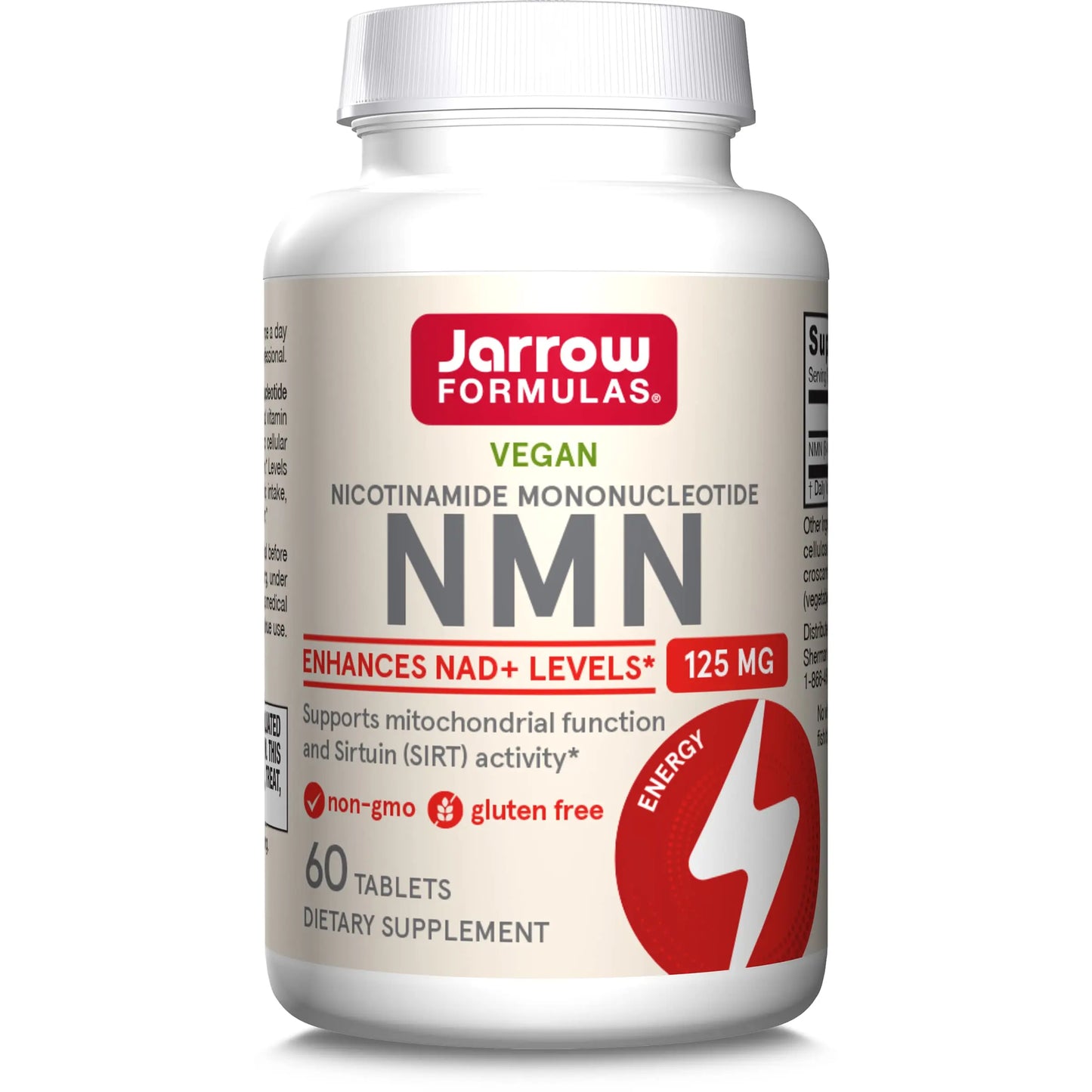 Jarrow Formulas Nicotinamide Mononucleotide (NMN) - 60 Tablets - Supports Energy Production - Dietary Supplement - Vegan, Gluten Free, Non-GMO - 60 Servings (Packaging May Vary) Jarrow FormulasBuy Supplements Australia