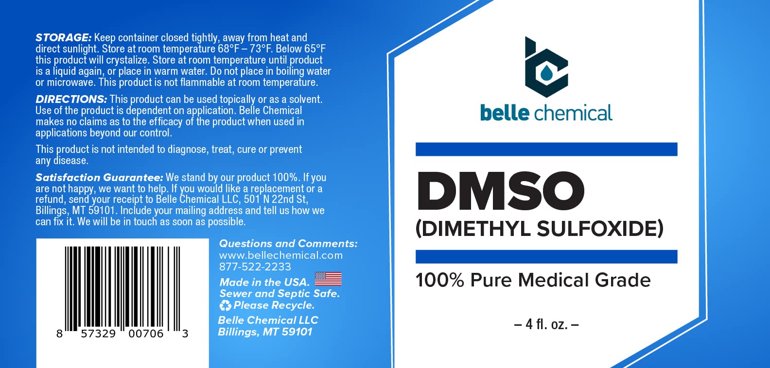 DMSO Belle Chemical buy supplements Au