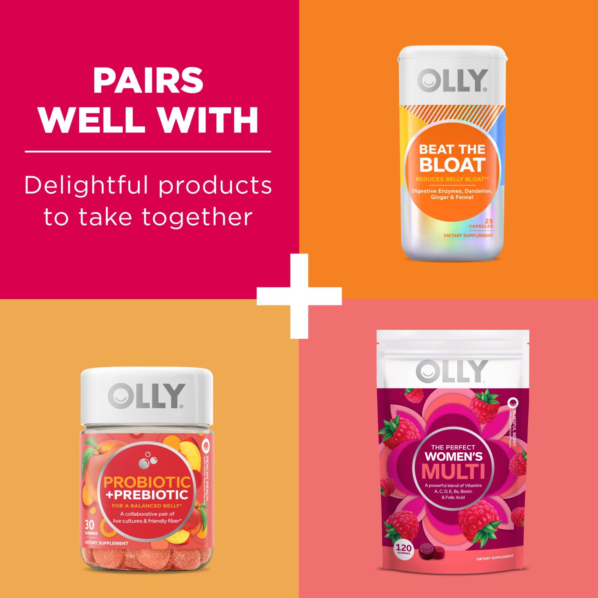 OLLY Metabolism Gummy Rings, Apple Cider Vinegar, Vitamin B12, Chromium, Energy OLLYBuy Supplements Australia
