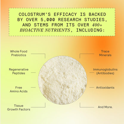 ARMRA Colostrum Powder | Blood Orange | Gut Health & Bloating | Skin & Hair | Immunity | Keto, Gluten & Fat-Free | 60 Servings ARMRABuy Supplements Australia