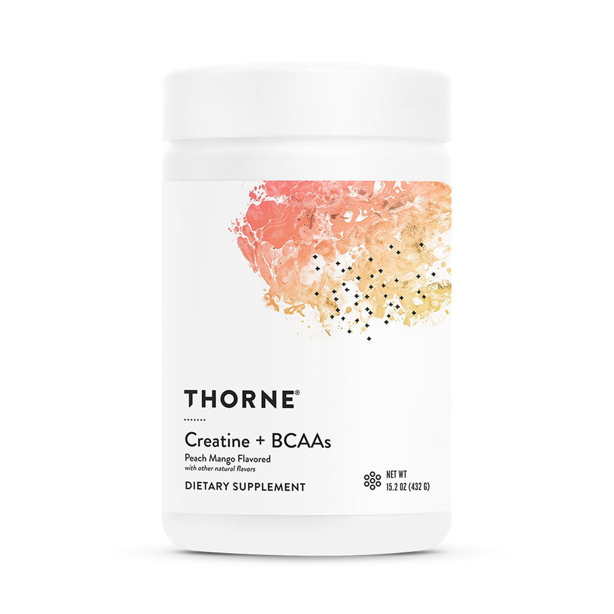 THORNE - Creatine + BCAAs - Micronized Creatine Monohydrate + BCAA Powder - Support for Muscles, Exercise Endurance & Recovery* - for Women & Men - Peach Mango - NSF Certified for Sport - 30 Servings THORNE buy supplements Au