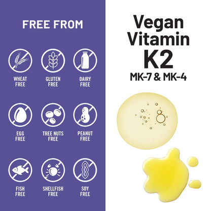 NatureWise Vitamin K2 600mcg Supplement with MK-7 100mcg & MK-4 500mcg - Enhanced Bioavailable Formula - K Complex for Bone and Heart Health