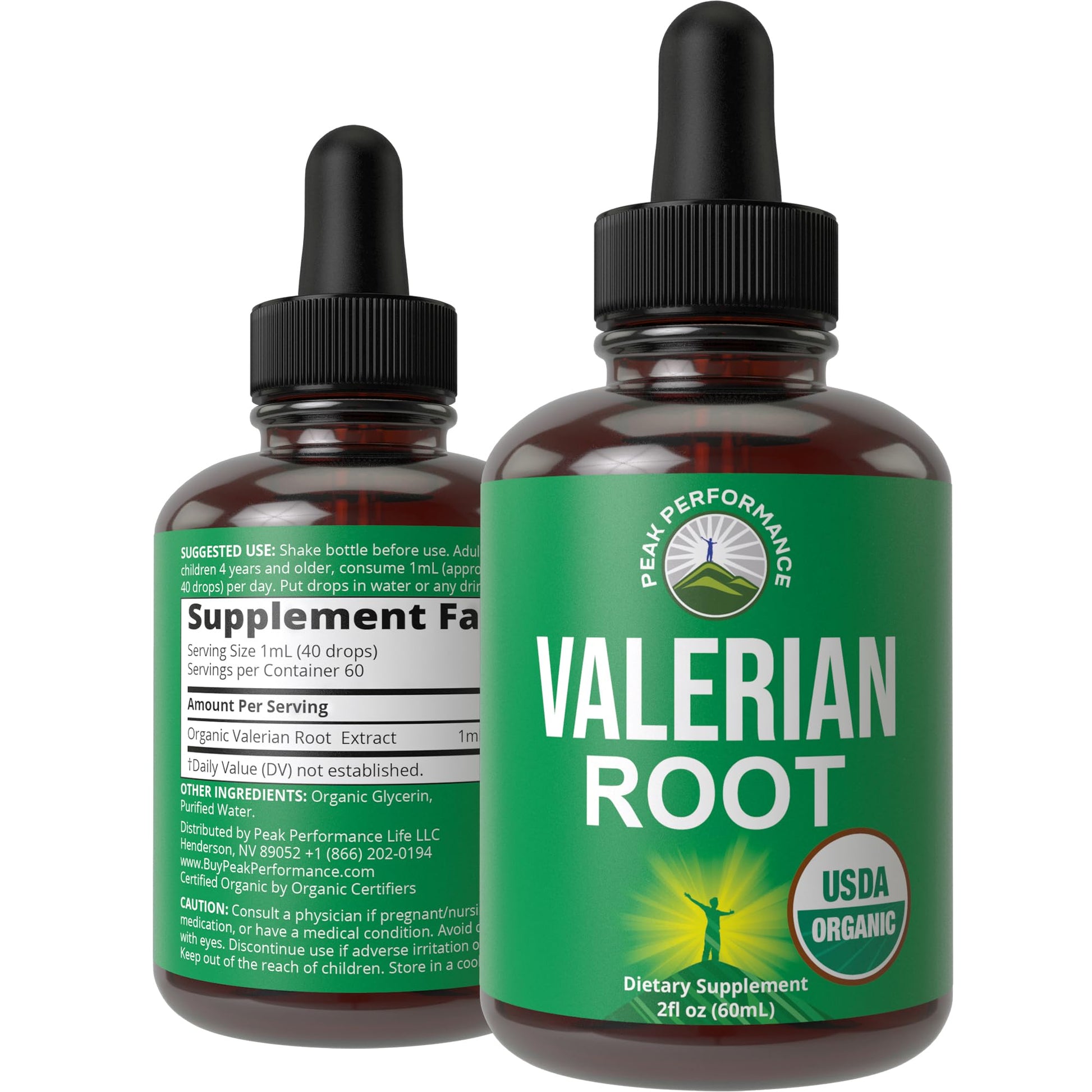 USDA Organic Valerian Root Liquid Drops Supplement. Vegan Extract Tincture for Relaxation, Sleep, Calm. Great Alternative to Valerian Capsules. Zero Sugar, Gluten Free Supplements for Women and Men Peak PerformanceBuy Supplements Australia