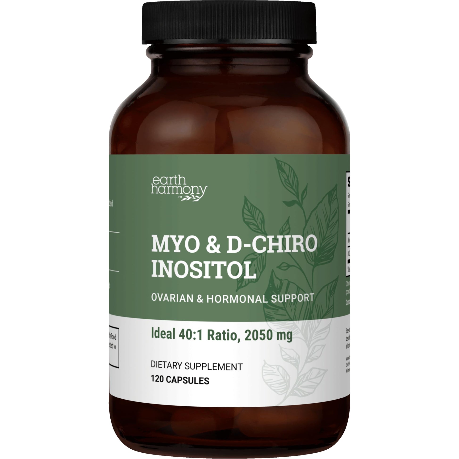 Earth Harmony Myo-Inositol & D-Chiro Inositol Supplement for Women, Ovarian & Hormone Balance for Women - Supports Normal Cycles, Fertility Supplement (120 Capsules) Earth Harmony NaturalsBuy Supplements Australia