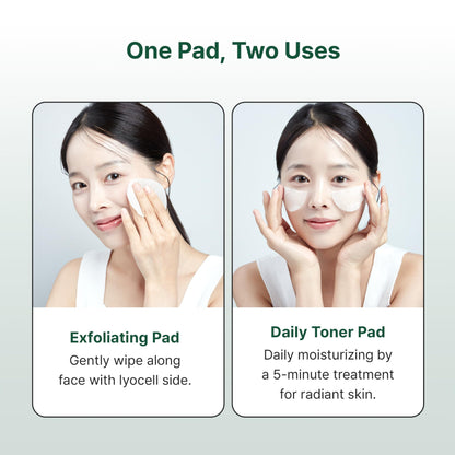 Dr.Bio Green Rice Biome Toner Pad (5.54oz/60 Pads) with Probiotic, Exfoliating, Remove Blackheads & Whiteheads, Radiant Skin, Dual-Sided Pad for Sensitive Skin, Fragrance-Free, Vegan Korean Skincare Dr.Bio buy supplements Au