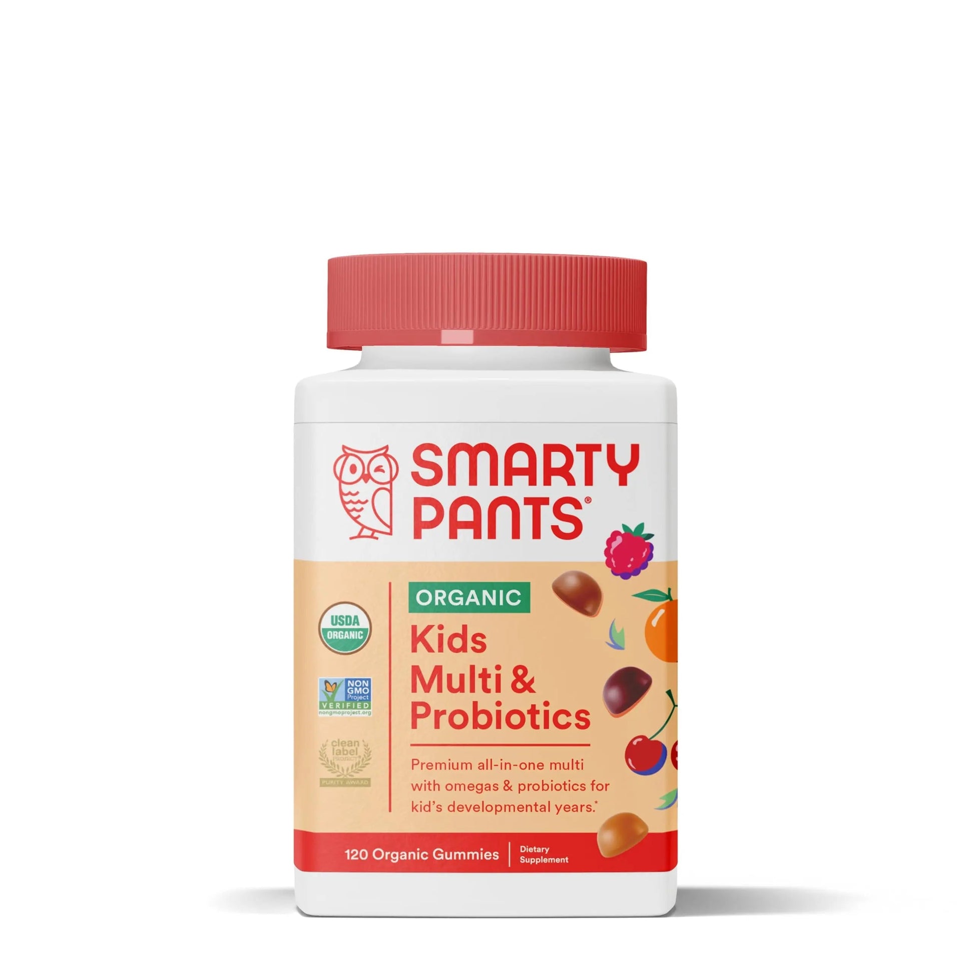 SmartyPants Organic Kids Multivitamin Gummies: Probiotics & Kids Probiotic Immunity Gummies: Prebiotics & Probiotics for Digestive Health and Immune Support Supplement SmartyPantsBuy Supplements Australia