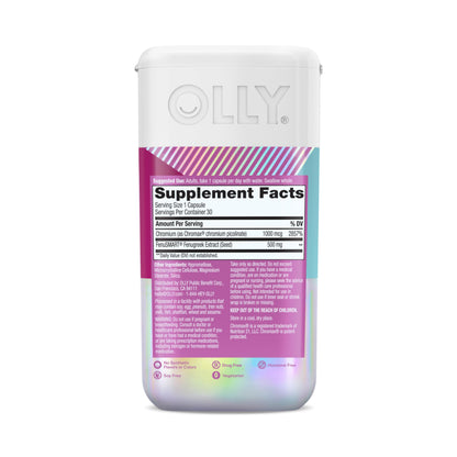 OLLY Balanced Perimeno Capsules, Supports Hormonal Balance, Mood & Metabolism During Perimenopause,* Fenugreek Extract, Chromium, 30 Day Supply - 30 Count OLLYBuy Supplements Australia