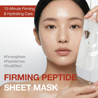 Dr.BRID C Dual Effect Face Mask - Firming & Hydrating Peptide Sheet Mask with Plant Stem Cells, 15-Minute Deep Moisture & Elasticity Boost for Dehydrated Skin, 5 Sheets X 0.95 fl.oz. Dr.BRID C buy supplements Au