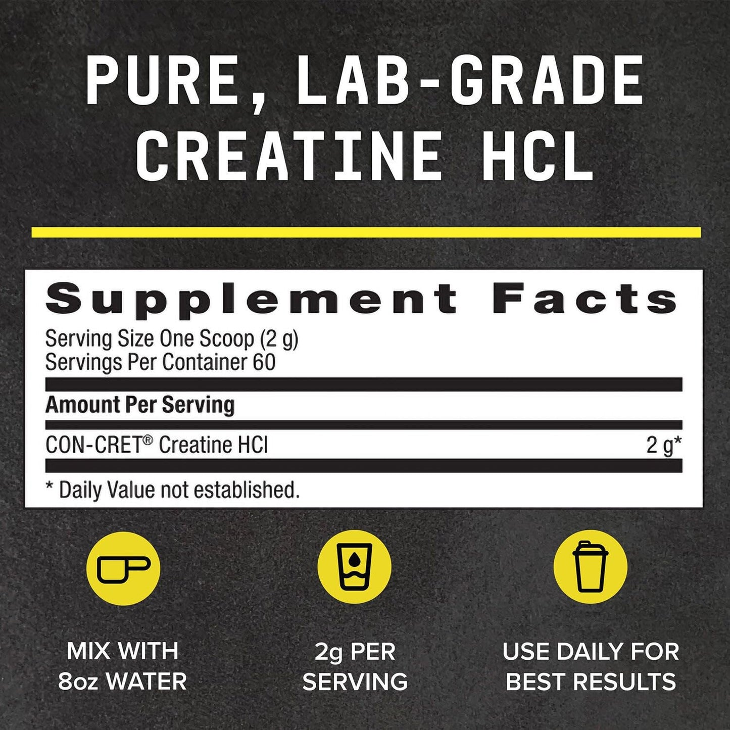 BEYOND RAW Creatine HCl Powder, Science Backed, Lab Grade, Creatine for Women & Men, Muscle Strength, Energy Production, Athletic Performance, Cognitive Support,