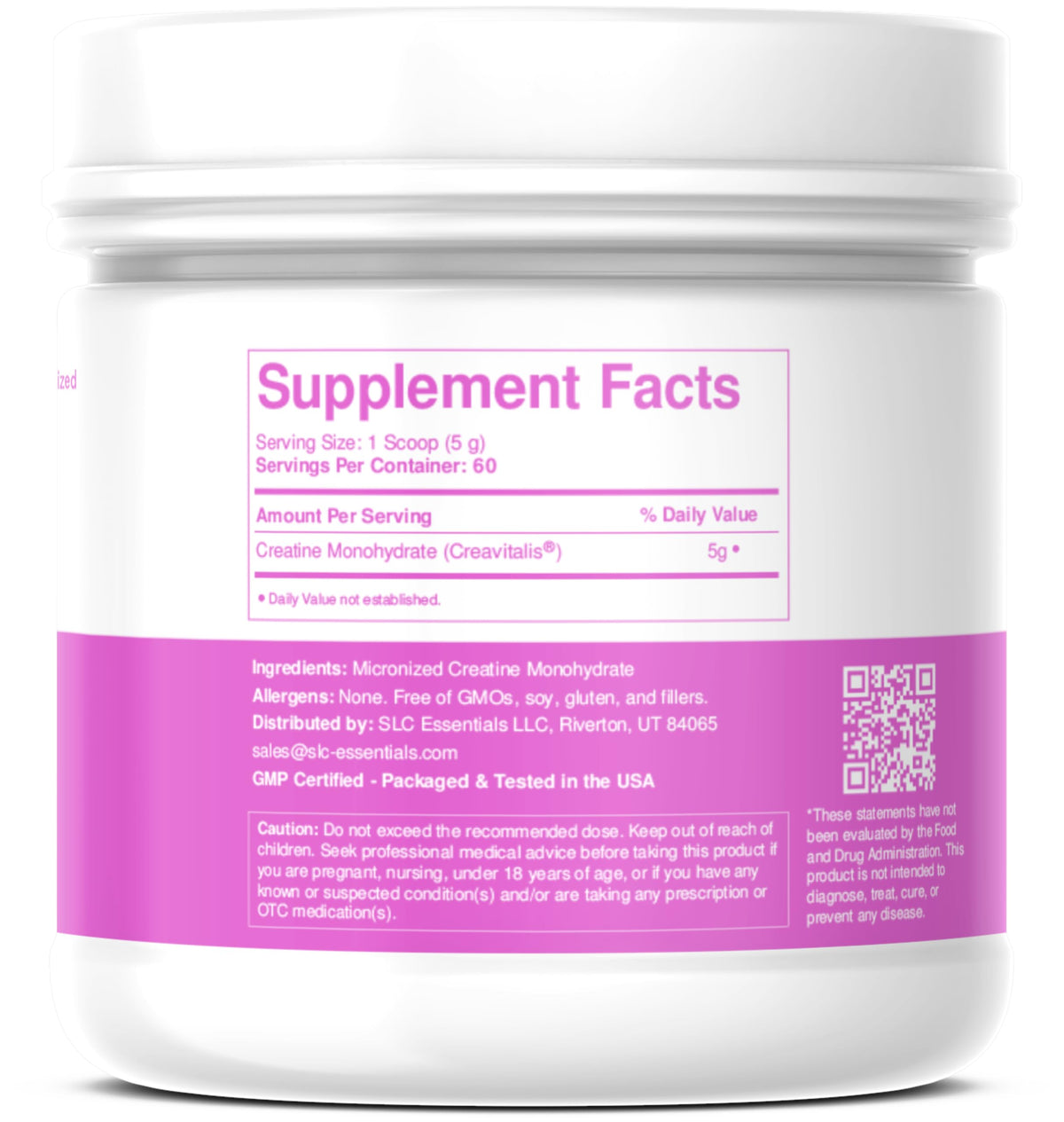 SLC Essentials Creatine Monohydrate Powder | 100% Pure Micronized Creavitalis® | German-Made | Unflavored, No Fillers | Supports Muscle Strength, Recovery, & Cognitive Energy | 5g Servings SLC EssentialsBuy Supplements Australia
