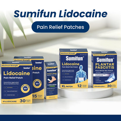 Sumifun Foot Pain Relief Lidocaine Roll-On - Maximum Strength OTC for Plantar Fasciitis & Heel Pain - Fast-Drying, Non-Greasy Formula, 2.5 Fl Oz SumifunBuy Supplements Australia