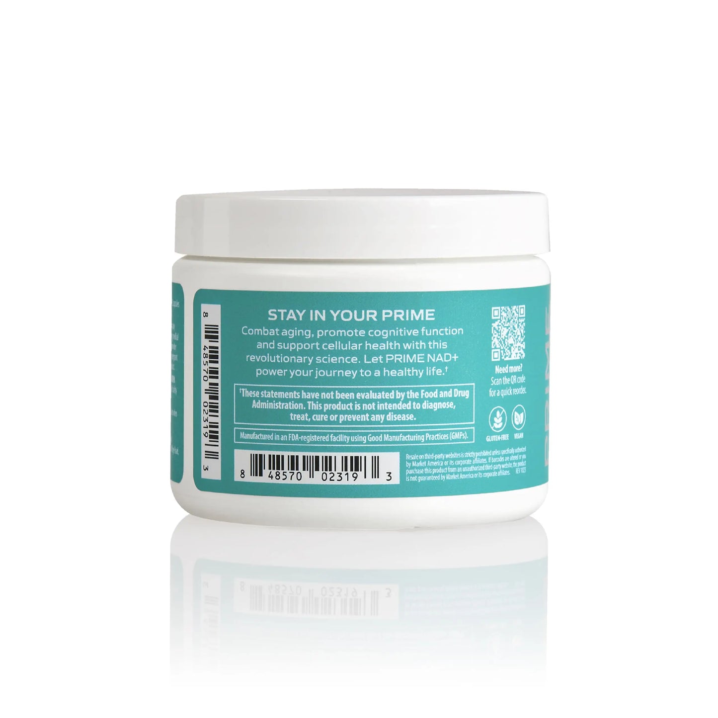 PRIME Anti-Aging Nutraceuticals NAD+ – Nicotinamide Riboside & Pterostilbene Supplement for Cellular Energy, Healthy Aging & Vitality, Vegan, Gluten-Free, 30 Servings PRIMEBuy Supplements Australia