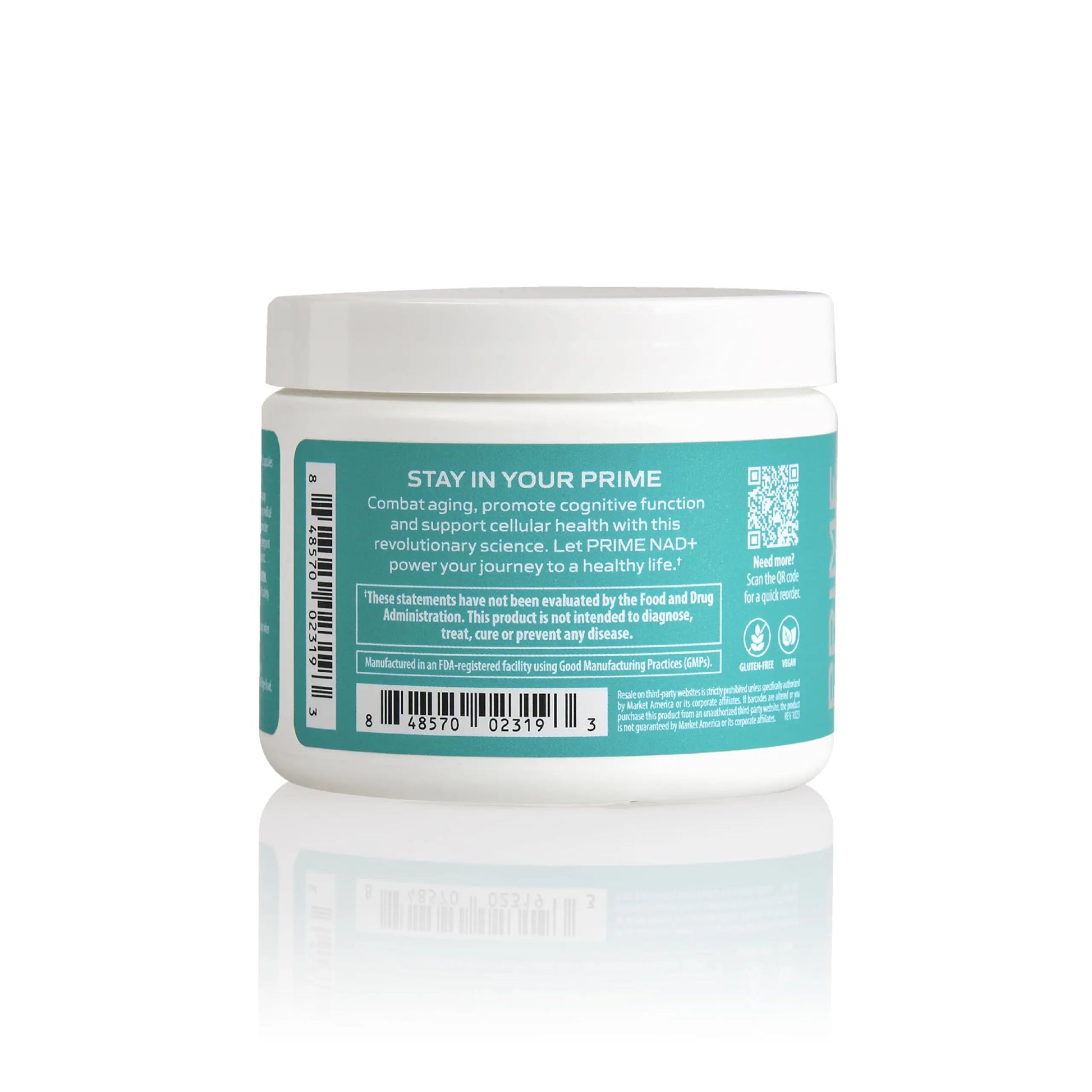 PRIME Anti-Aging Nutraceuticals NAD+ – Nicotinamide Riboside & Pterostilbene Supplement for Cellular Energy, Healthy Aging & Vitality, Vegan, Gluten-Free, 30 Servings PRIMEBuy Supplements Australia