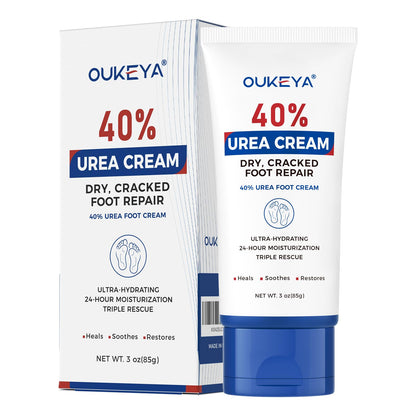 OUKEYA Urea Cream 40 Percent Tube 3 Oz, Foot & Hand Cream for Dry Cracked, 40 per Urea Lotion for Feet Maximum Strength OUKEYA buy supplements Au