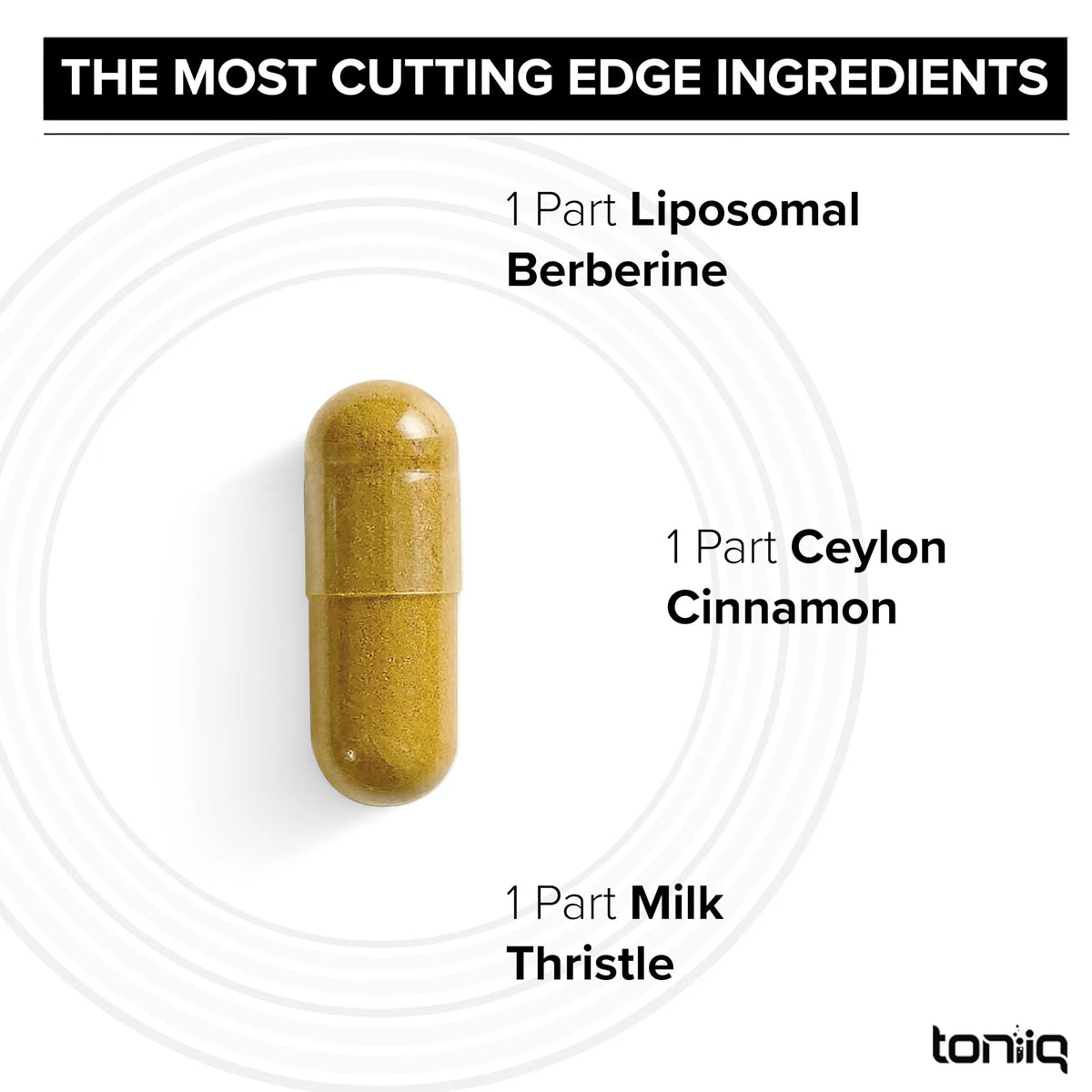 Toniiq Liposomal Berberine – High-Strength 1,500mg Complex with LipoAvail® Liposomal Berberine Supplement with Cinnamon, Milk Thistle & Chromium – Third-Party Tested – 90 Capsules Toniiq buy supplements Au